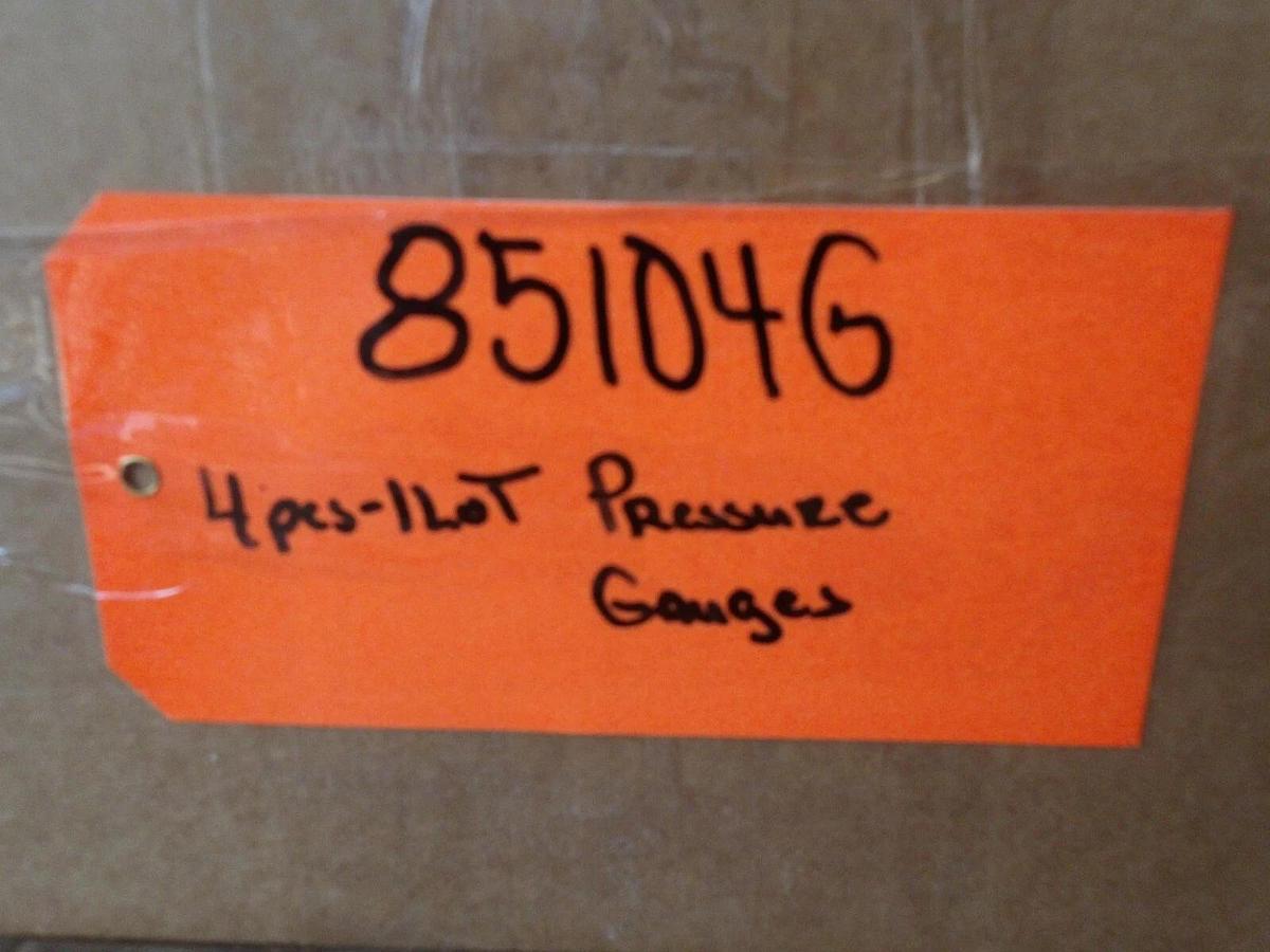 Used SOLIMETA PRESSURE GAUGE (LOT OF 4) #85104G NEW