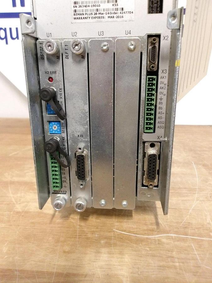 Used REXROTH INDRAMAT DDS02.2-W200-BE32-01-FW SERVO DRIVE CONTROLLER, #218310G NEW