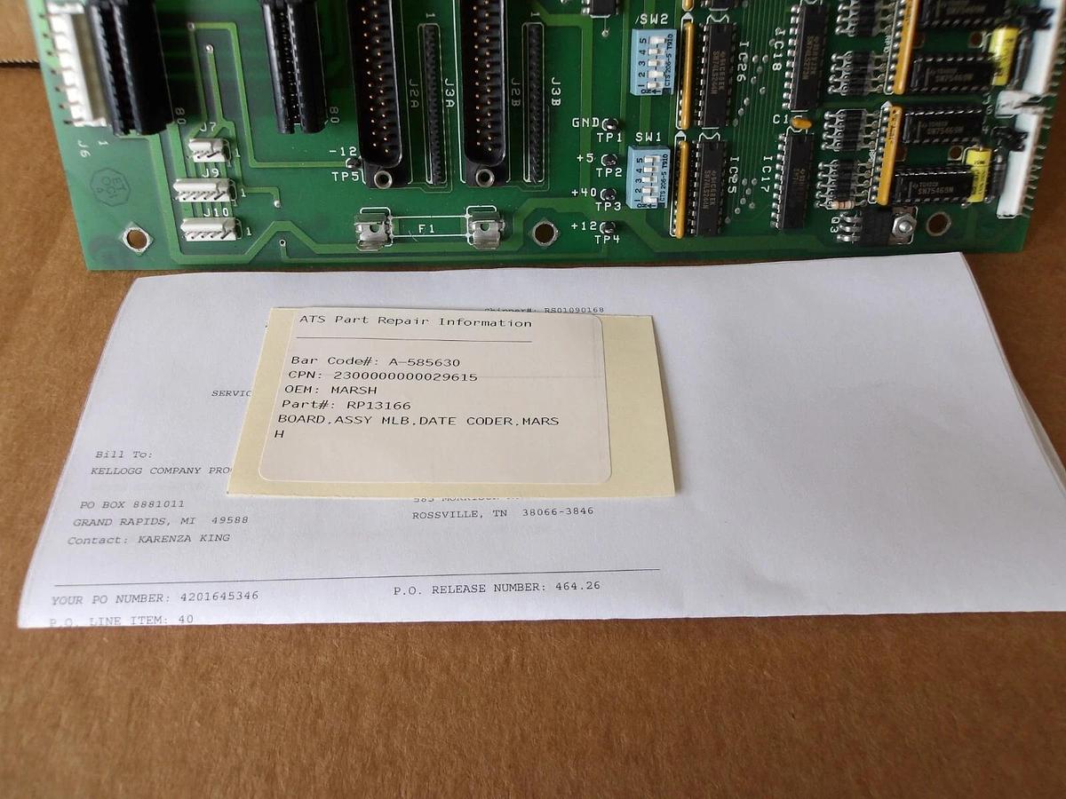 Used MARSH 13166/4705 CIRCUIT BOARD, #941220G REMANUFACTURED