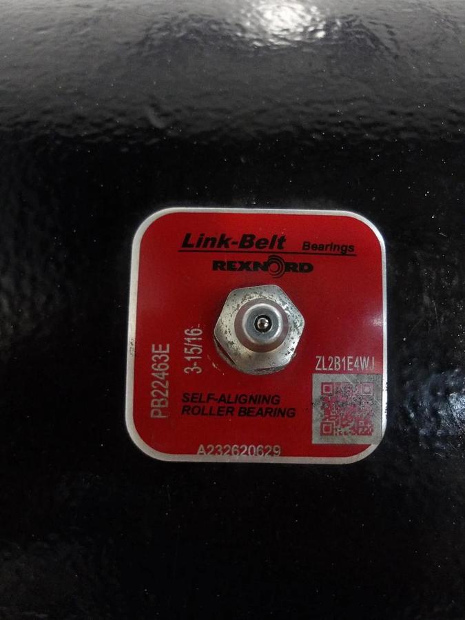 Used LINK-BELT 3-15/16" SELF-ALIGNING PILLOW BLOCK BEARING ZL2B1E4WJ, #79200G NEW