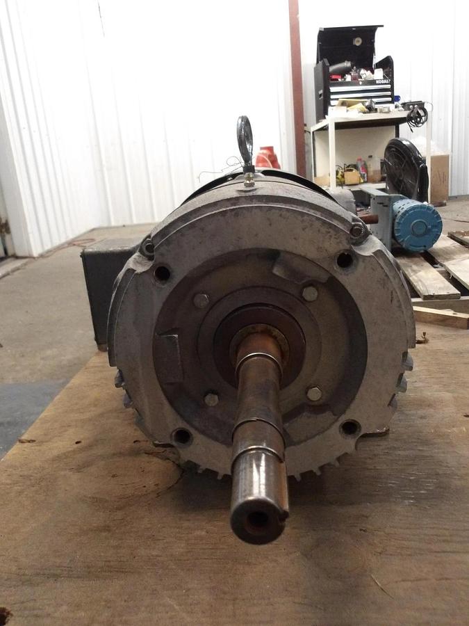 Used BALDOR 7.5 HP MOTOR, FR 213TCZ, 1760 RPM, 208-230/460, #881215G NEW