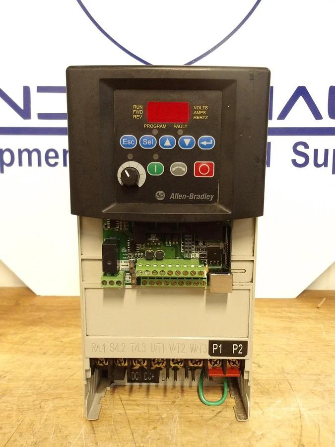 Used ALLEN BRADLEY 22B-D012N104 POWERFLEX 40 DRIVE, 7.5 HP, # USED