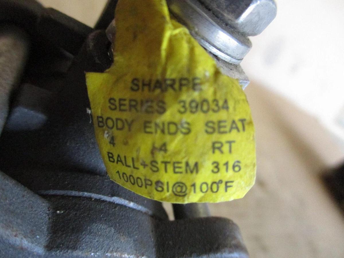 Used SHARPE 1" STEEL BALL VALVE 1000WOG, #416126J NEW