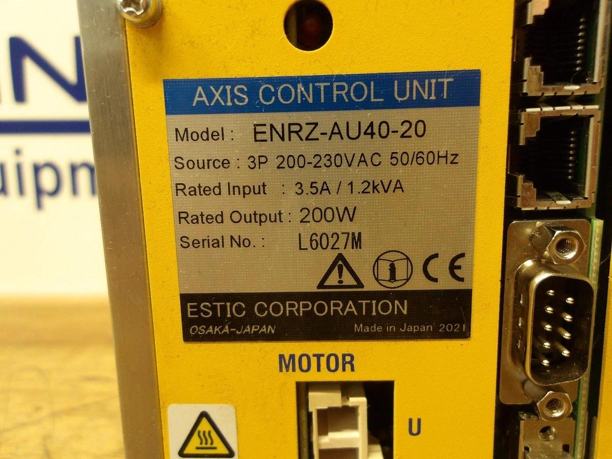 Used ESTIC ENRZ-AU40-20 AXIS CONTROL UNIT, #1217953G USED