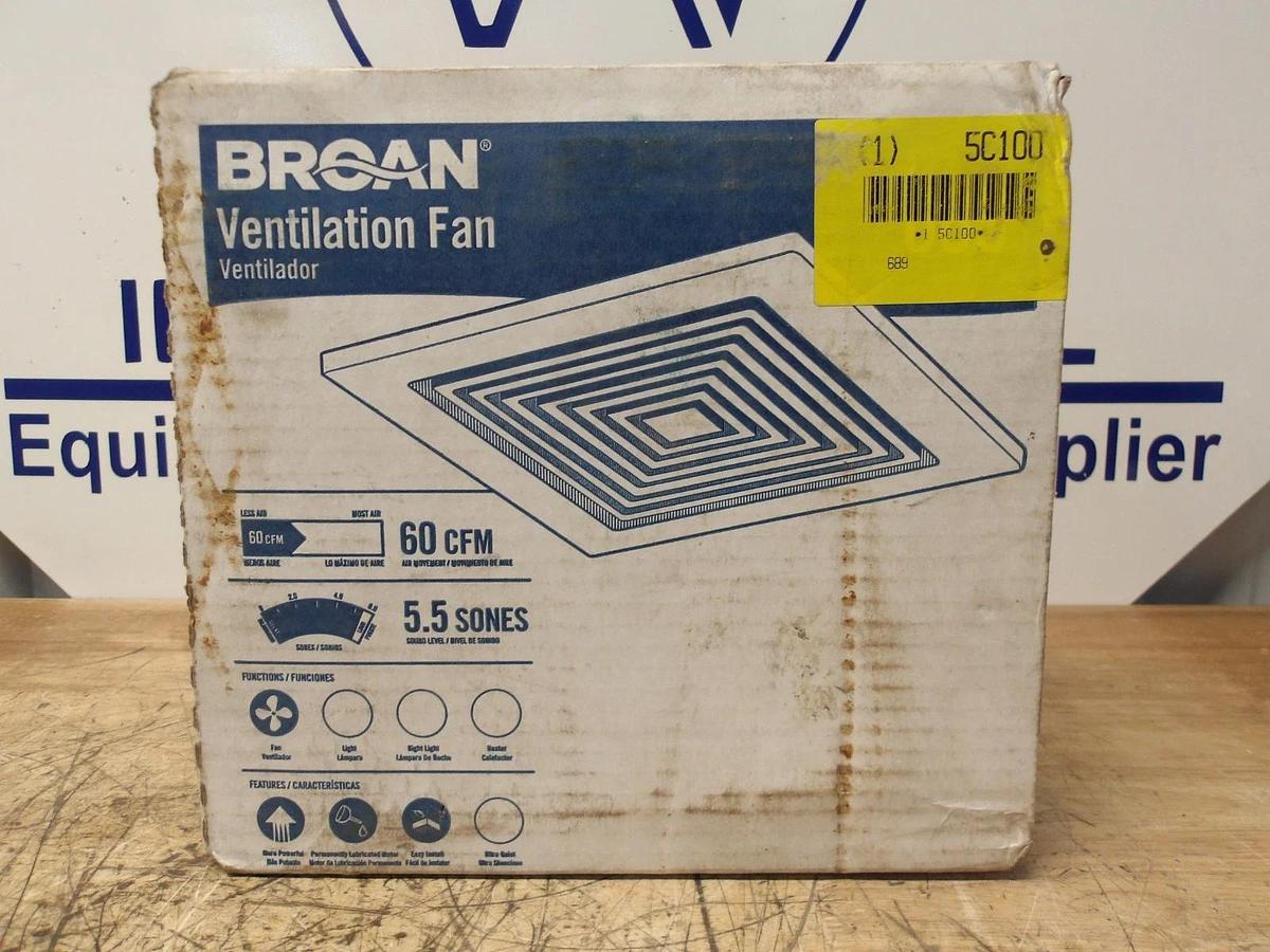 BROAN 689 VENTILATION FAN, #316318G NIB