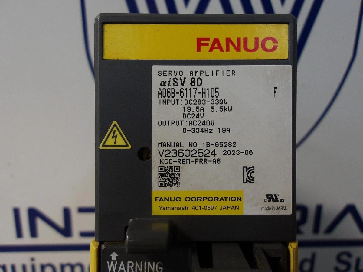 Used FANUC A06B-6117-H105 SERVO AMPLIFIER, #18750G USED