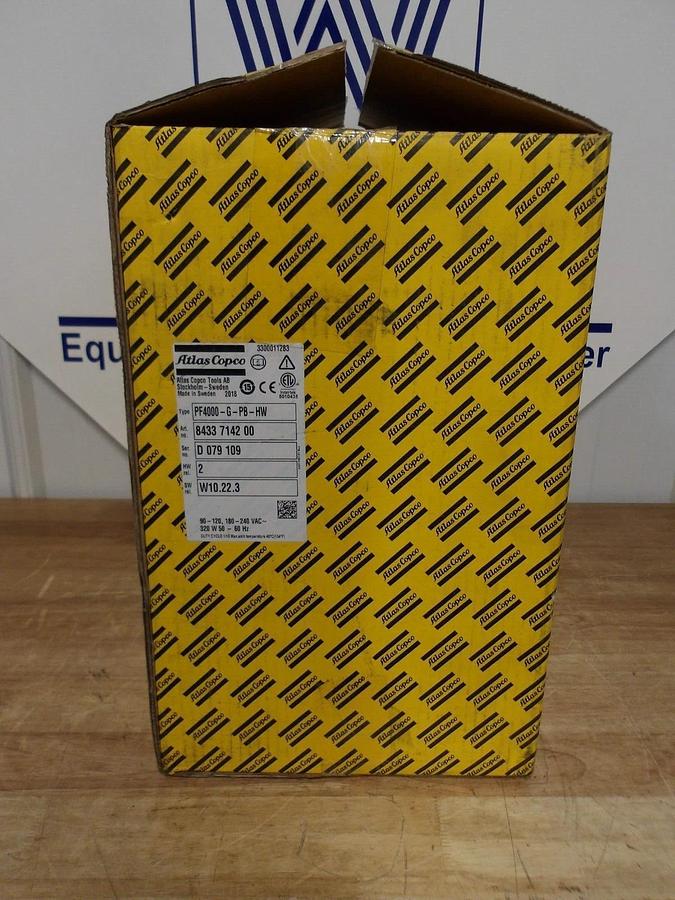 POWER FOCUS ATLAS COPCO 1 NUTRUNNER CONTROLLER PF4000-G-PB-HW, #3261005G NIB