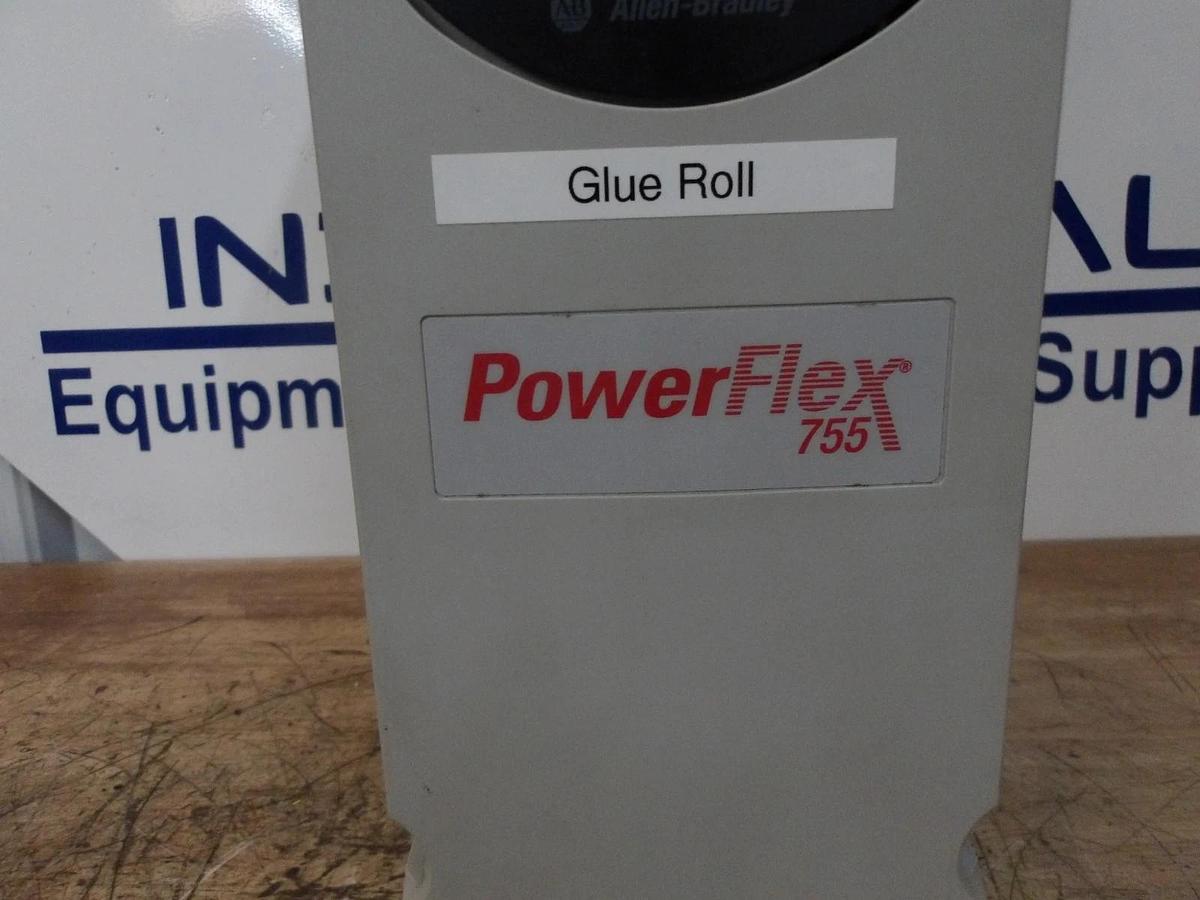 Used ALLEN BRADLEY 15/10 HP POWERFLEX 755 CONTROLLER 20G11N D 022 AA0NNNNN, #32851G