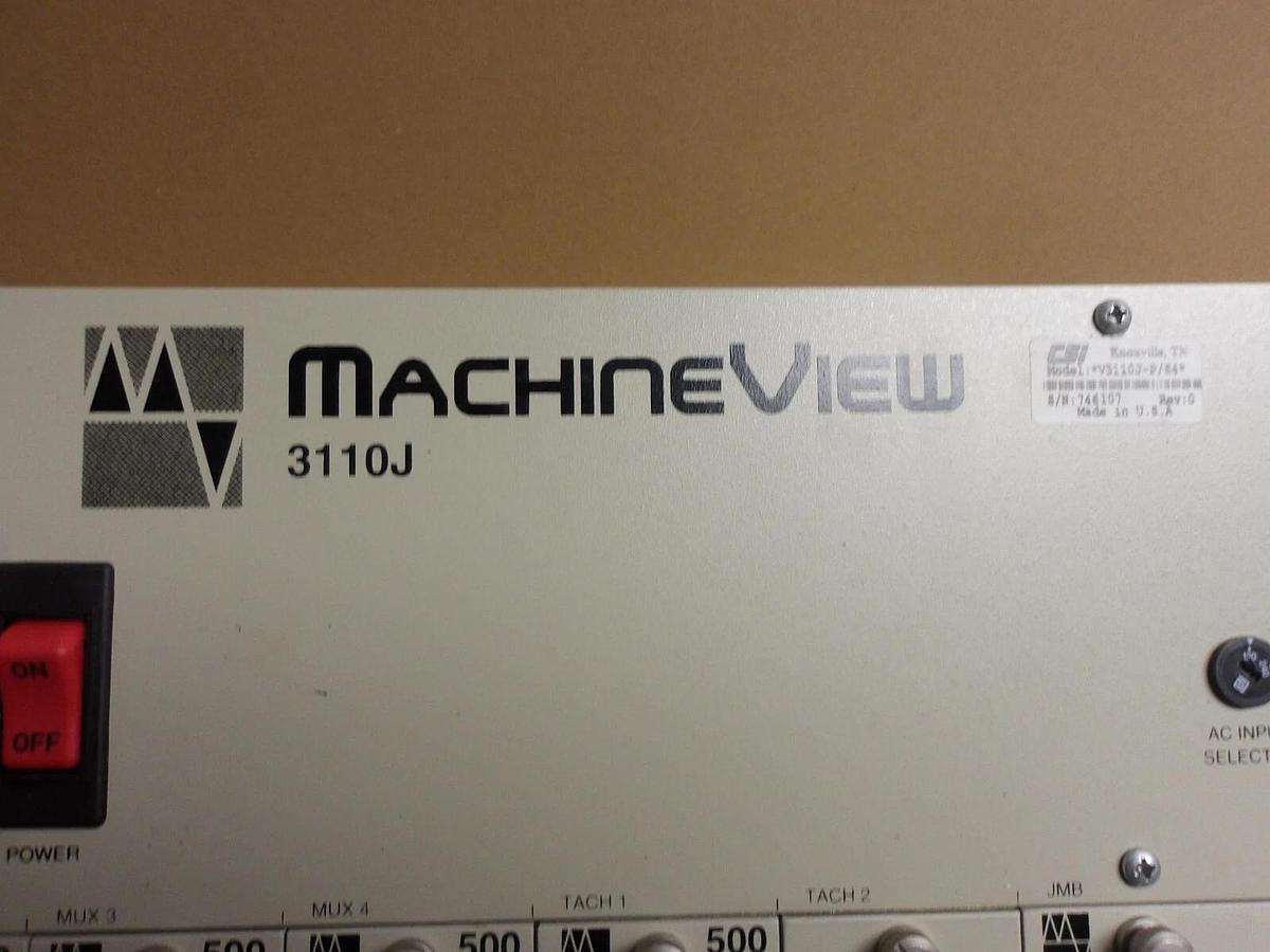 Used CSI MACHINE VIEW 3110J BACK+CARDS, #4251015G USED
