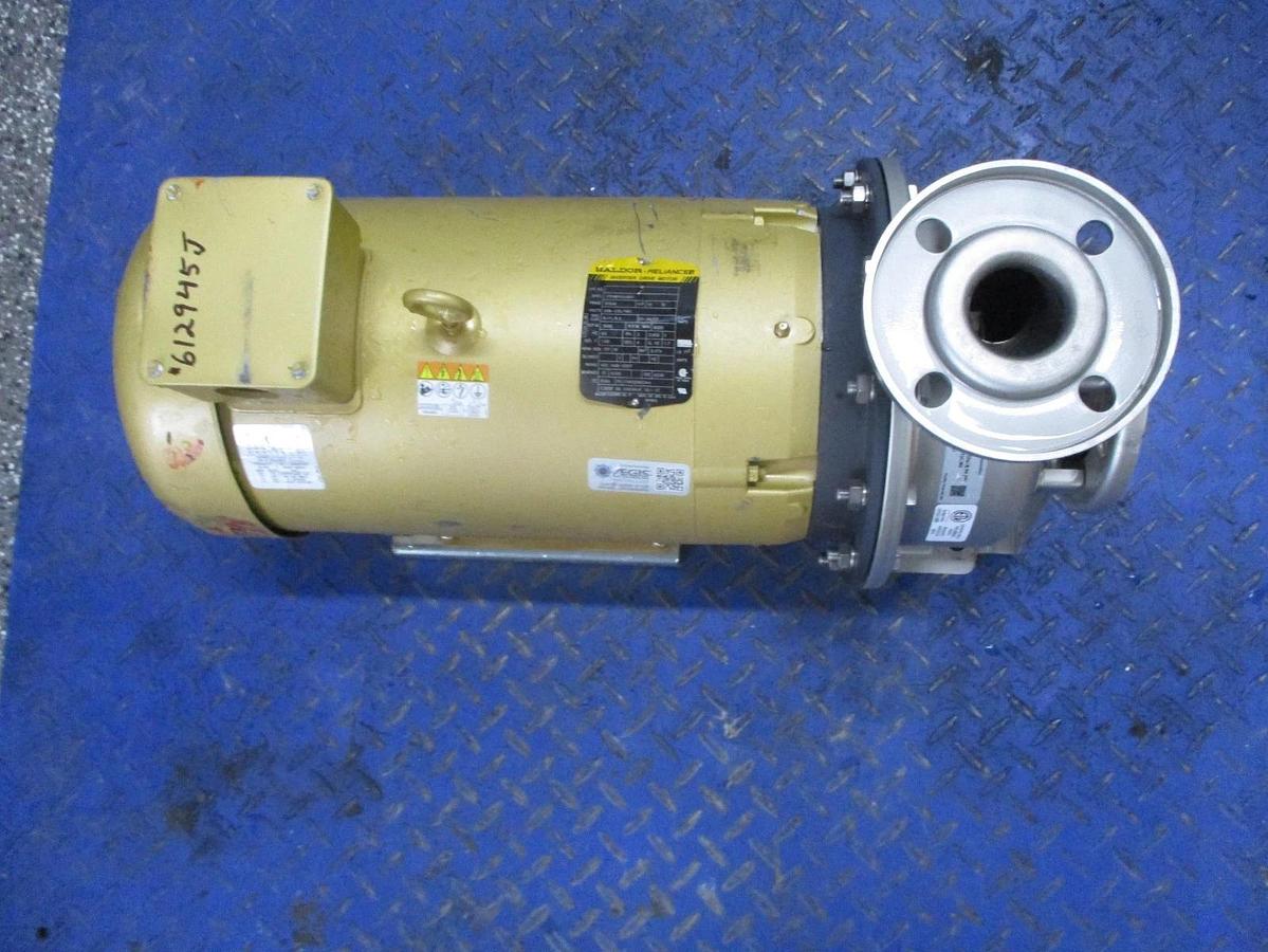 Used EBARA 2" X 2-1/2" STAINLESS 15 HP PUMP, #612945J NEW