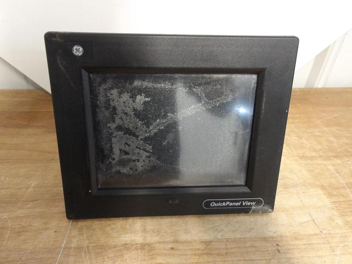 Used GE IC754VG108CTD-CB QUICKPANEL VIEW DISPLAY, #312118G PARTS ONLY