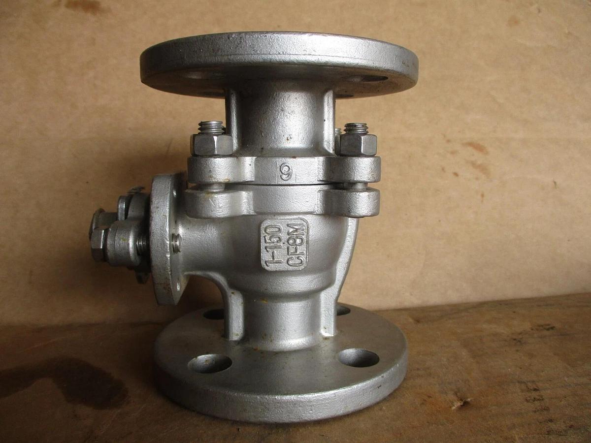 Used TCI 1" STAINLESS BALL VALVE, #410333J NEW