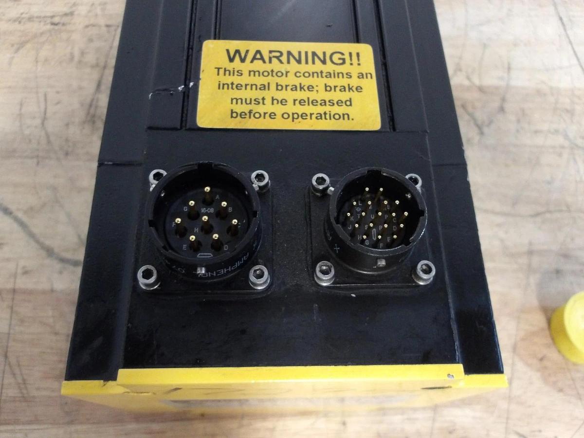 Used PARKER MPM1143DSJ7G1R SERVO MOTOR, 460 V, 2100 RPM, #617203G REMANUFACTURED