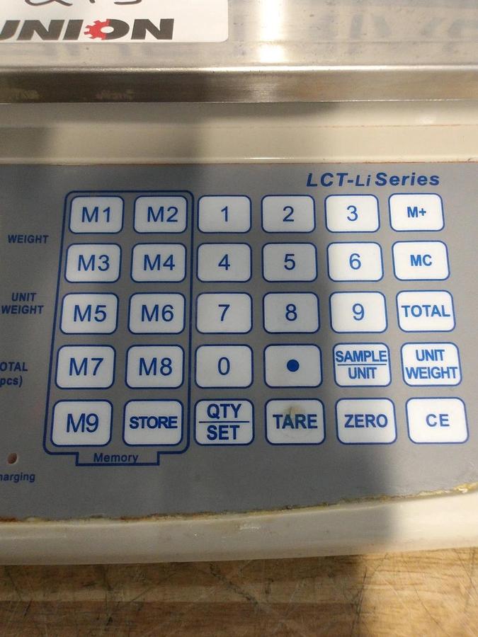 Used TREE COUNTING SCALE MCT-Li PLUS SERIES, 0-33 LBS, #8121107G USED