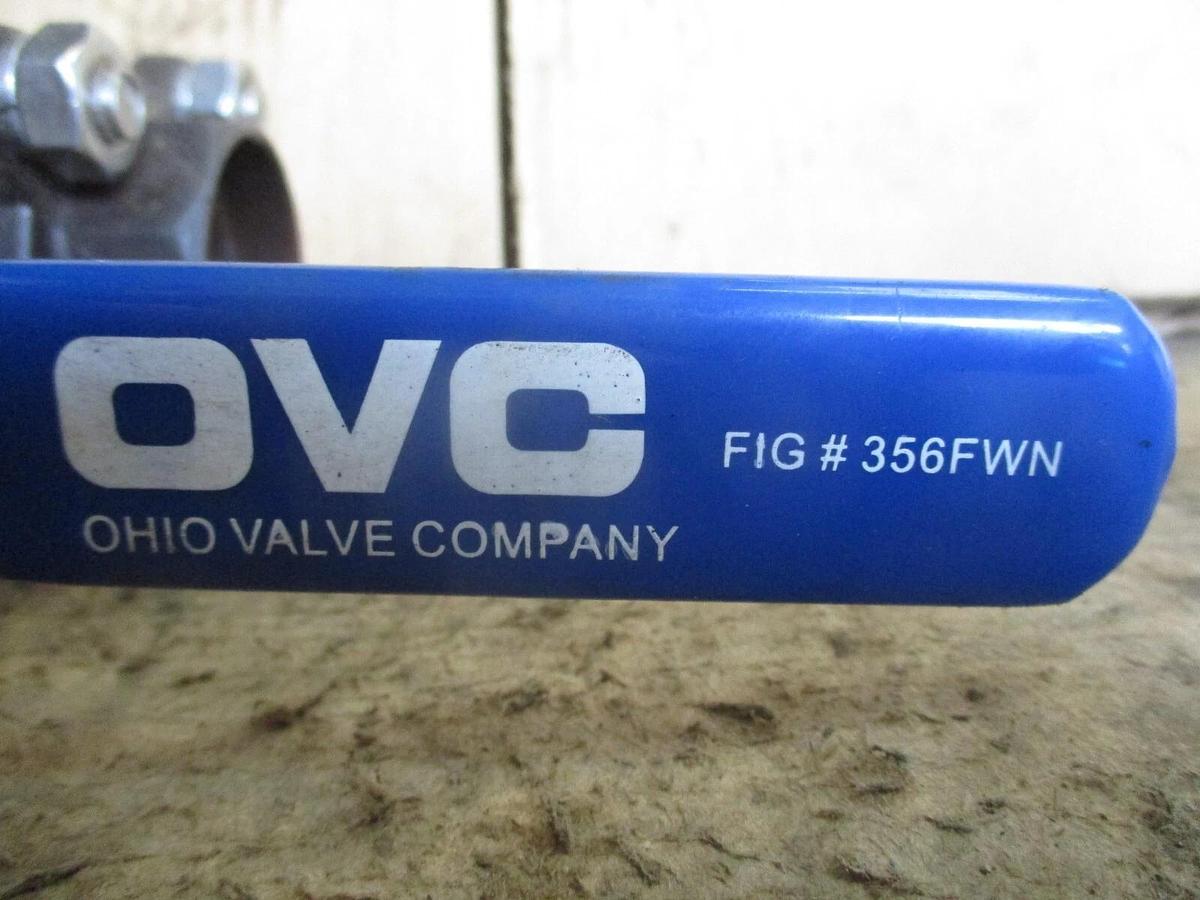 Used OVC 1-1/4" STEEL SOCKET WELD BALL VALVE, #751135J NEW