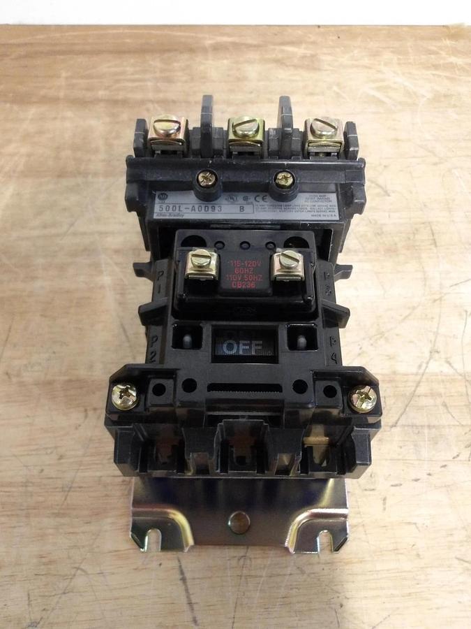 ALLEN BRADLEY 500L-A0D93 AC LIGHTING CONTACTOR, #4281047G NIB