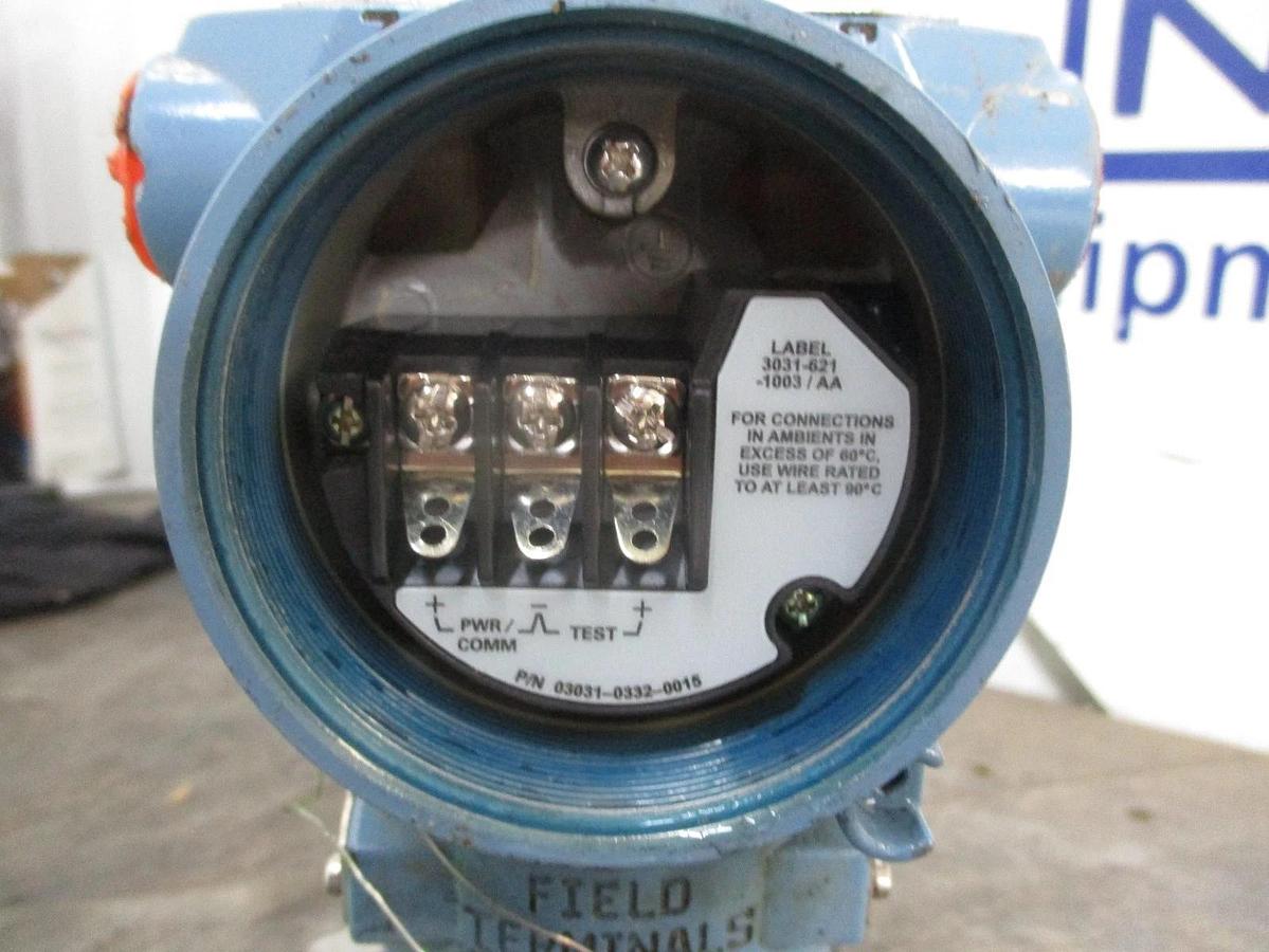 Used ROSEMOUNT 3051 PRESSURE TRANSMITTER, 4-20 MA, #351217J USED