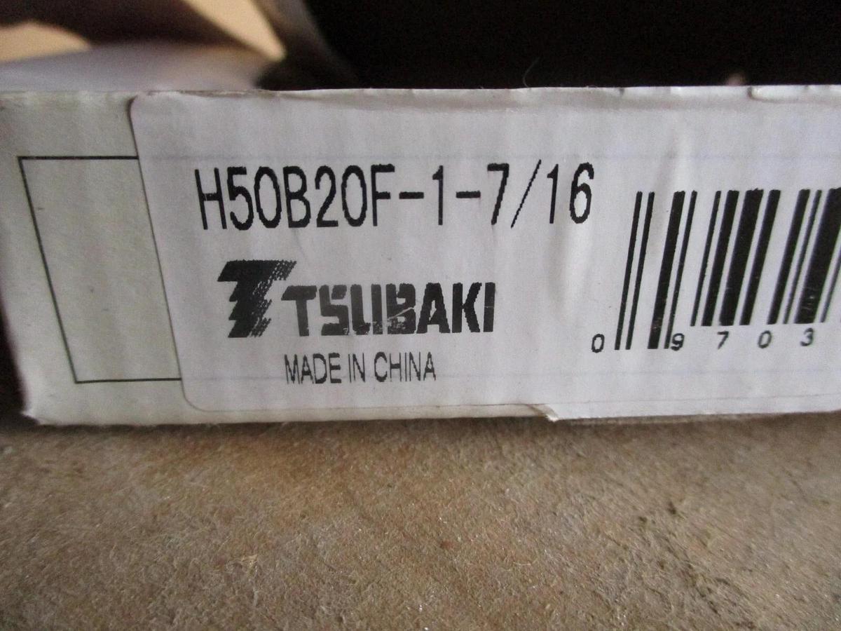 TSUBAKI H50B20F-1-7/16 ROLLER CHAIN SPROCKET, #416656J NIB