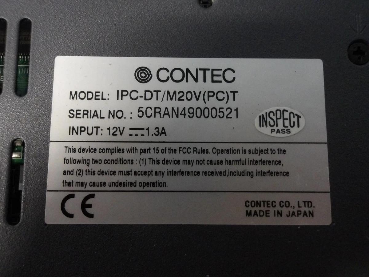 Used CONTEC 1PC-P0A200/12-01 TOUCH SCREEN MODULE, #128330G USED