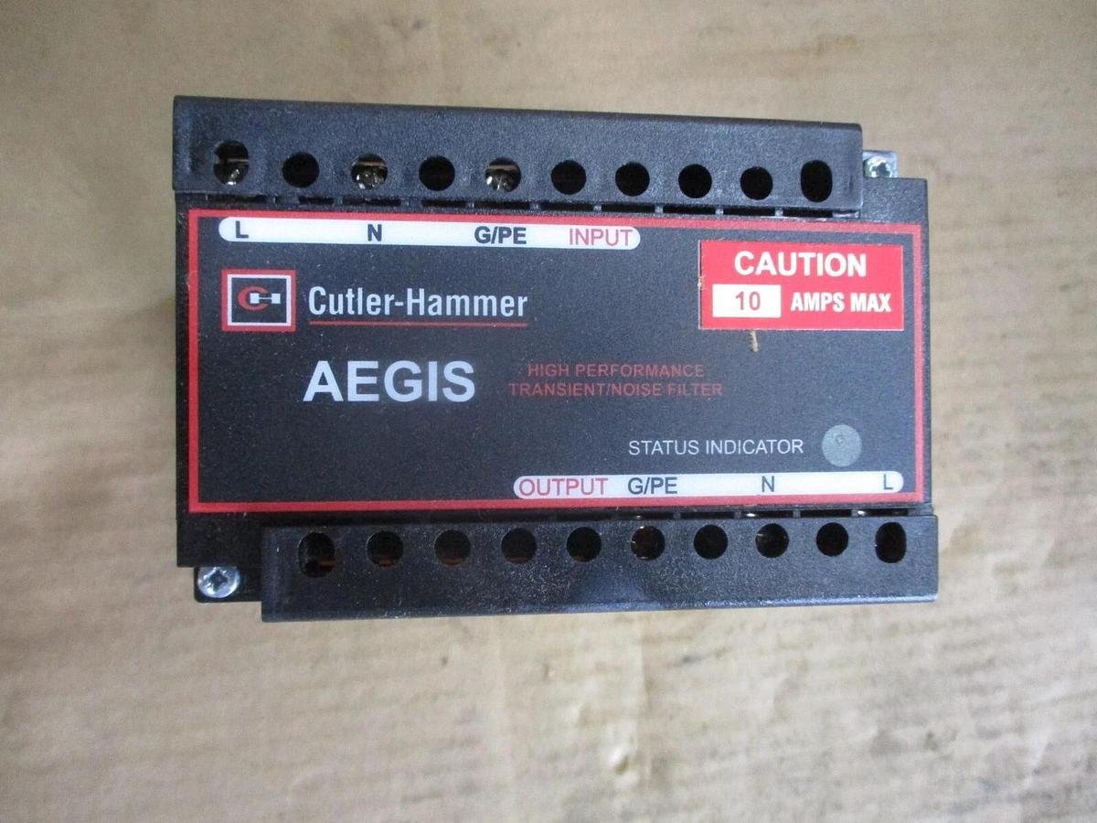 CUTLER HAMMER AGSHWCH120N10XS POWER LINE FILTER, #79303J NIB