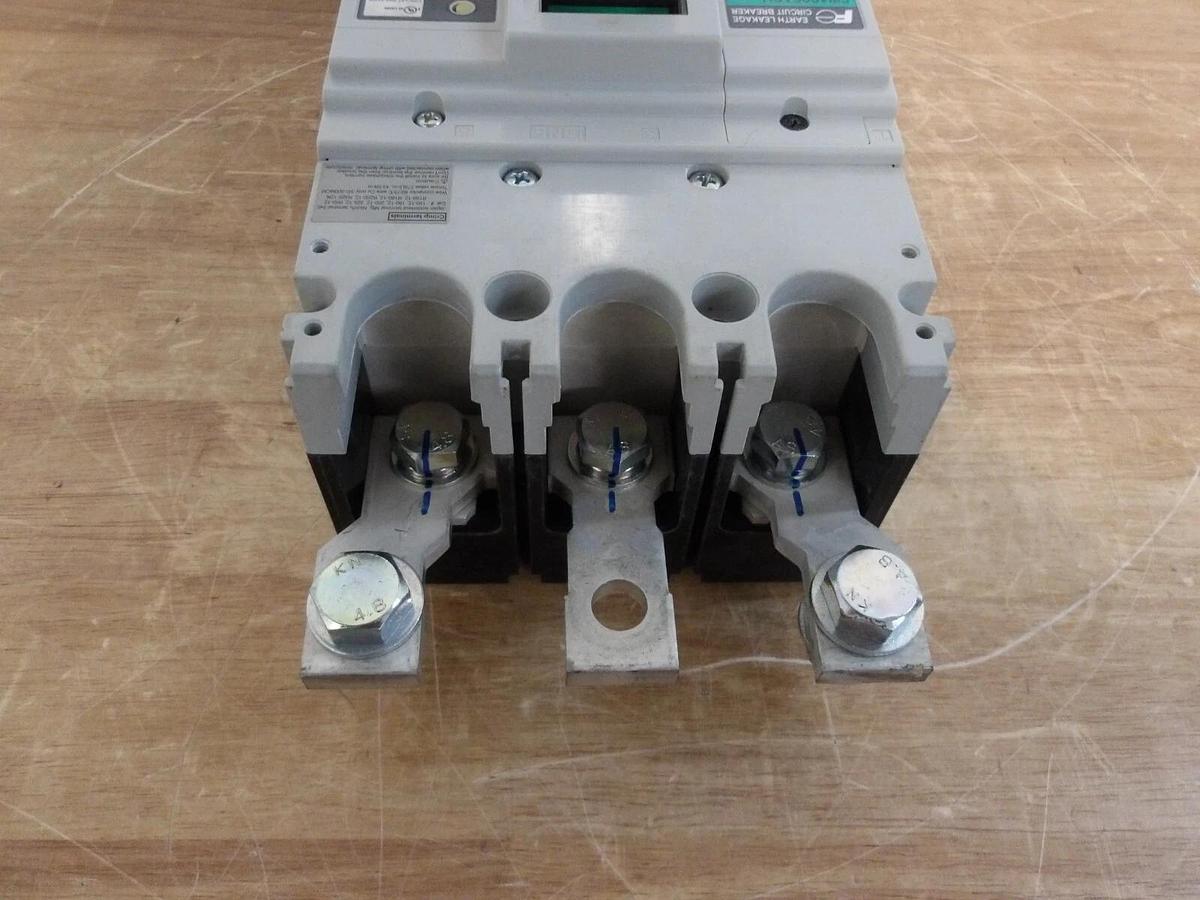 Used FUJI 400 AMP EARTH LEAKAGE BREAKER EW400SAGU, #221130G NEW
