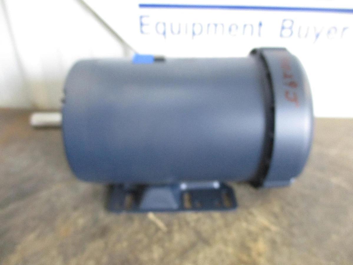 Used LEESON 2 HP MOTOR, FR 145T, 1740 1440 RPM, #691029J NEW