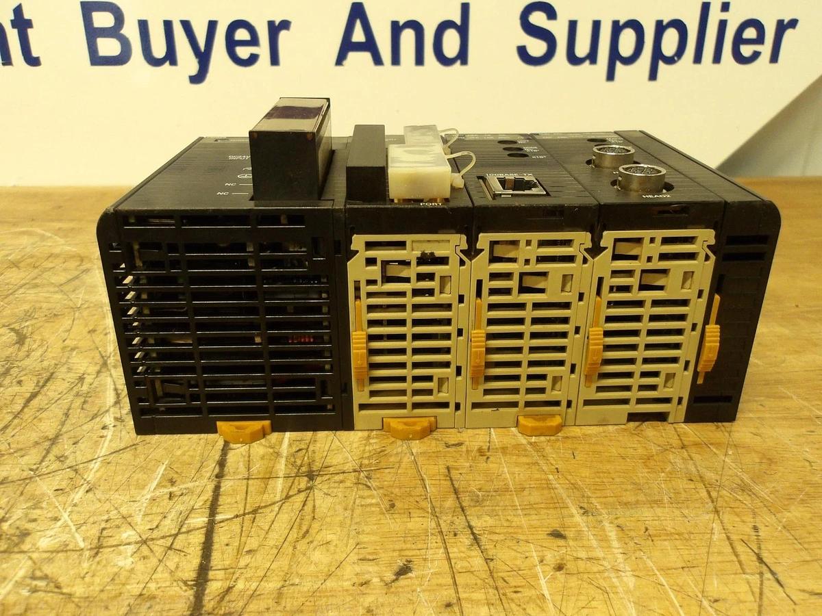 Used OMRON RACK W/ CARDS AND POWER SUPPLY CJ1W-PD025, #12301108G USED
