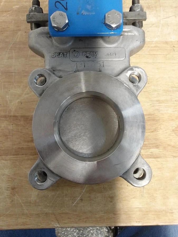 Used ACT 3" S/S KNIFE GATE VALVE 20-3636 RE, #317903G NEW