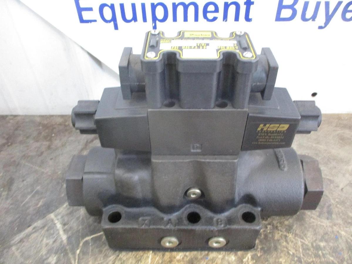 Used PARKER D61VW3CANYCE 75 HYDRAULIC DIRECTIONAL CONTROL VALVE, #826212J USED