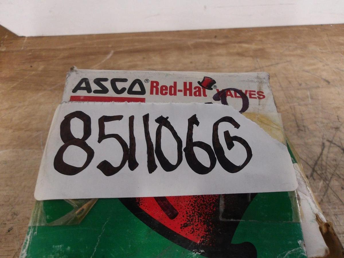Used ASCO 3/8" REDHAT SOLENOID VALVE 8210G1, #851106G NEW