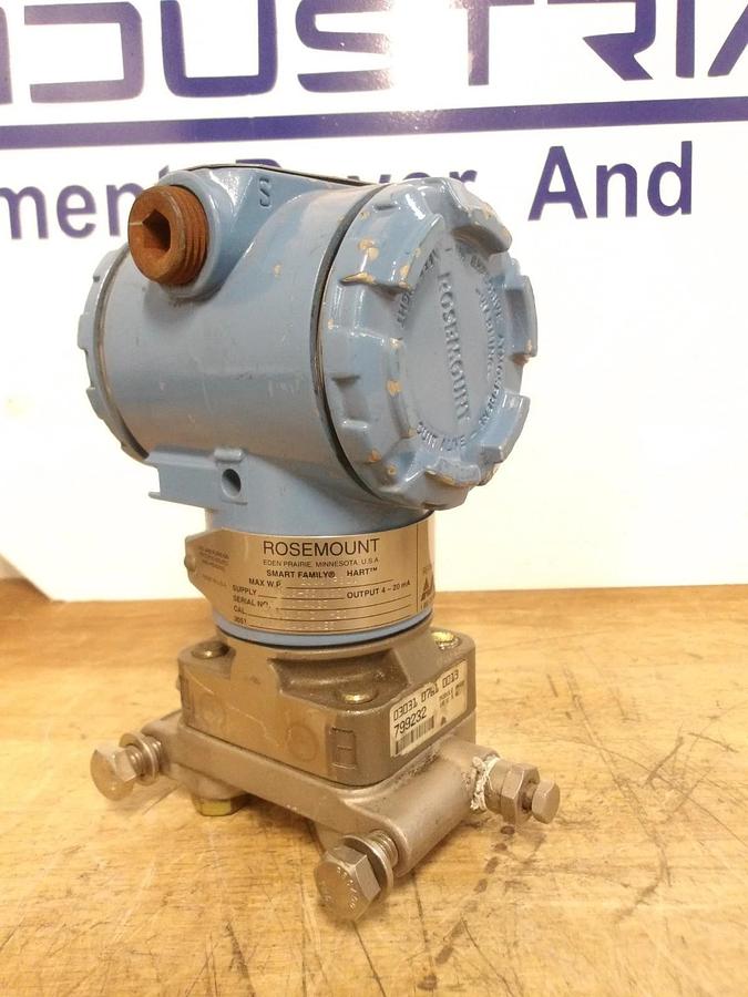 Used ROSEMOUNT 3051 PRESSURE TRANSMITTER, #829904G USED