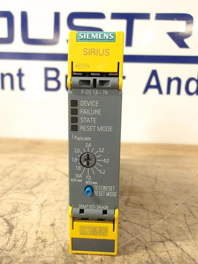 SIEMENS SIRIUS 3RM1107-3AA04 SEMICONDUCTOR MOTOR STARTER, #58257G NIB