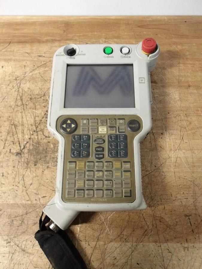 Used YASKAWA JZRCR-NPP01 TEACH PENDENT, #1219238G USED (AS IS)