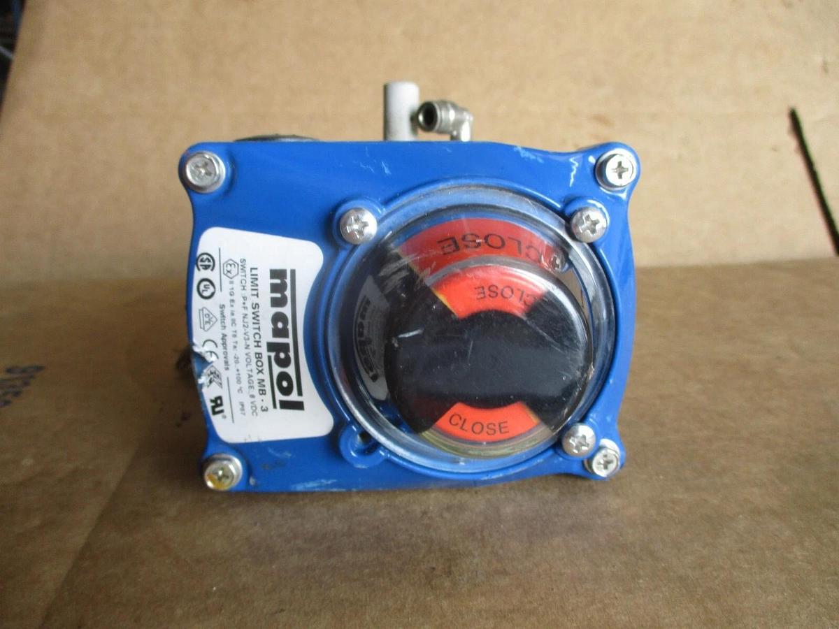 Used KI 1" STAINLESS CONTROL BALL VALVE, #410426J USED