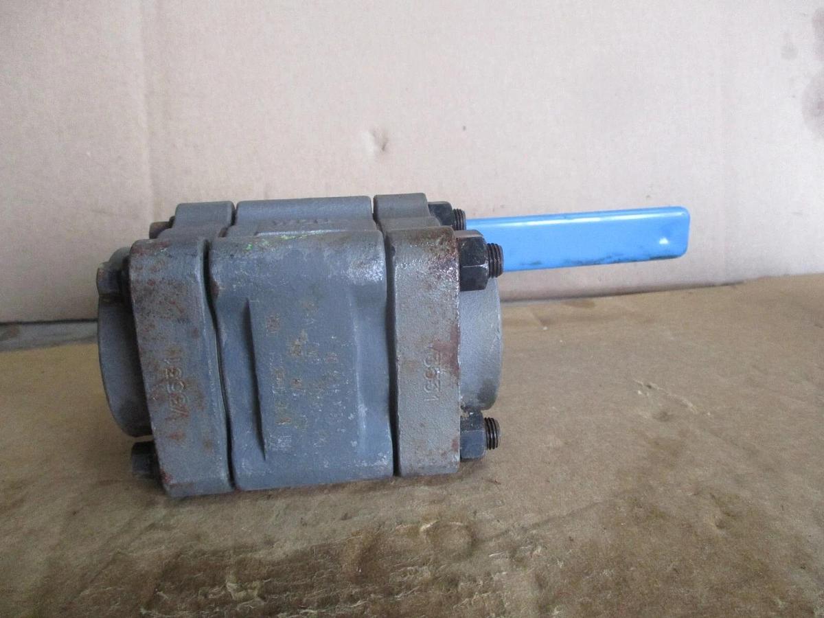 Used JAMESBURY 1" STEEL BUTT-WELD BALL VALVE, #68857J NEW