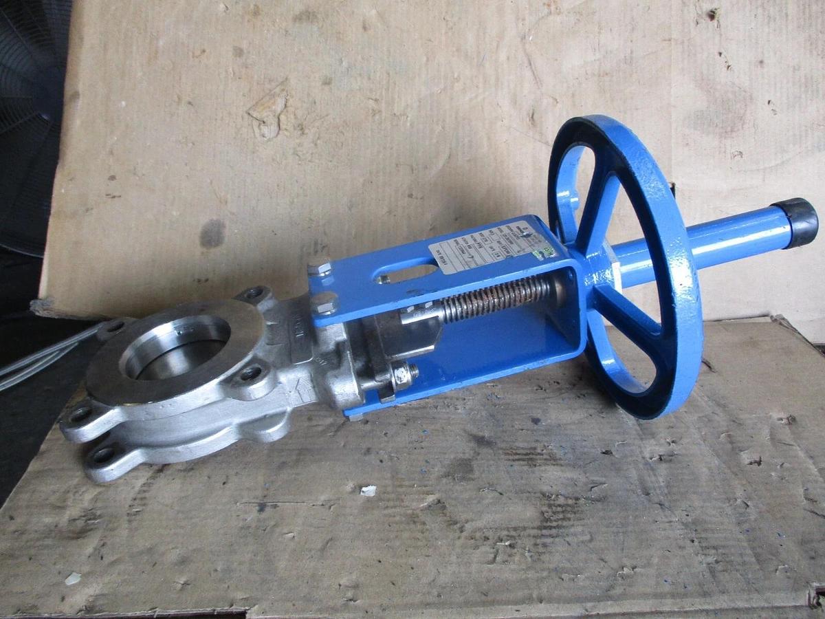 Used ORBINOX 3" STAINLESS KNIFE GATE VALVE 20-3636RI, #731105J USED