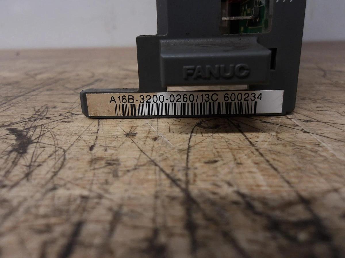 Used FANUC A16B-3200-0260/13C POWERMATE CPU MODULE, #113912G USED