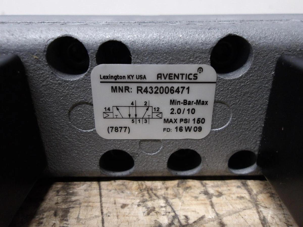 AVENTICS R432006471 PNEUMATIC SOLENOID DIRECTIONAL VALVE, #561022G NIB