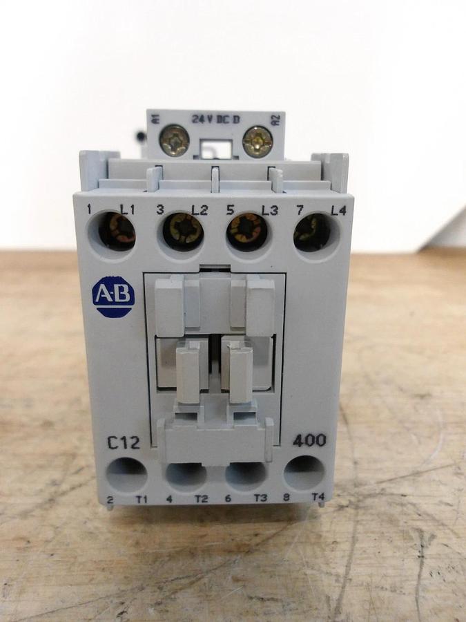 ALLEN BRADLEY 100-C12DJ400 CONTACTOR, 4 POLE, #57151G NIB