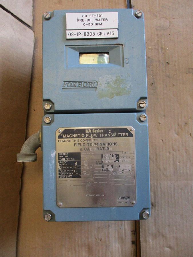Used FOXBORO IMT10 MAGNETIC FLOW TRANSMITTER, #71141J USED