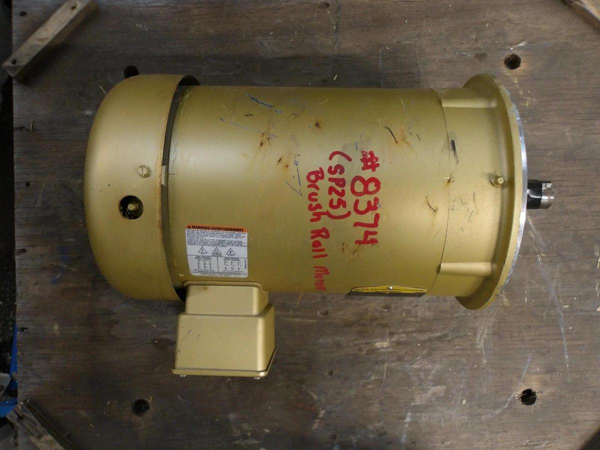 Used BALDOR RELIANCE 5 HP MOTOR, FR 184TC, 3450 RPM, 230/460 V, #725913G USED