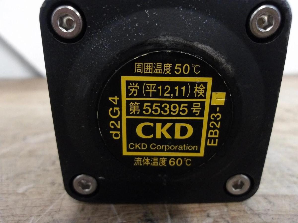 Used CKD 1" SOLENOID GLOBE VALVE ADK11E4-25A, #691121G NEW