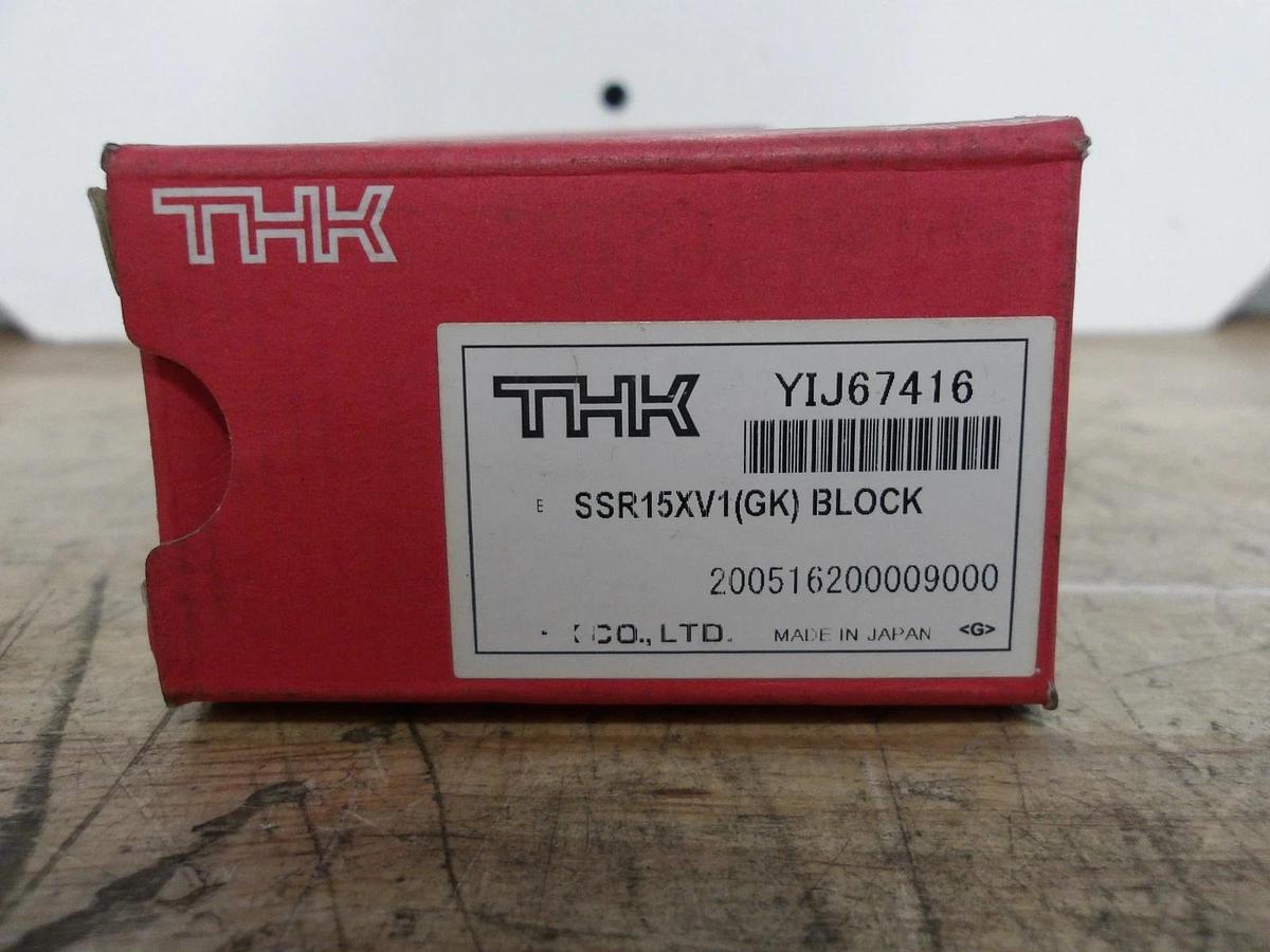 THK YIJ67416-SSR15XV BLOCK LINEAR BEARING (LOT OF 3) #95241G NIB
