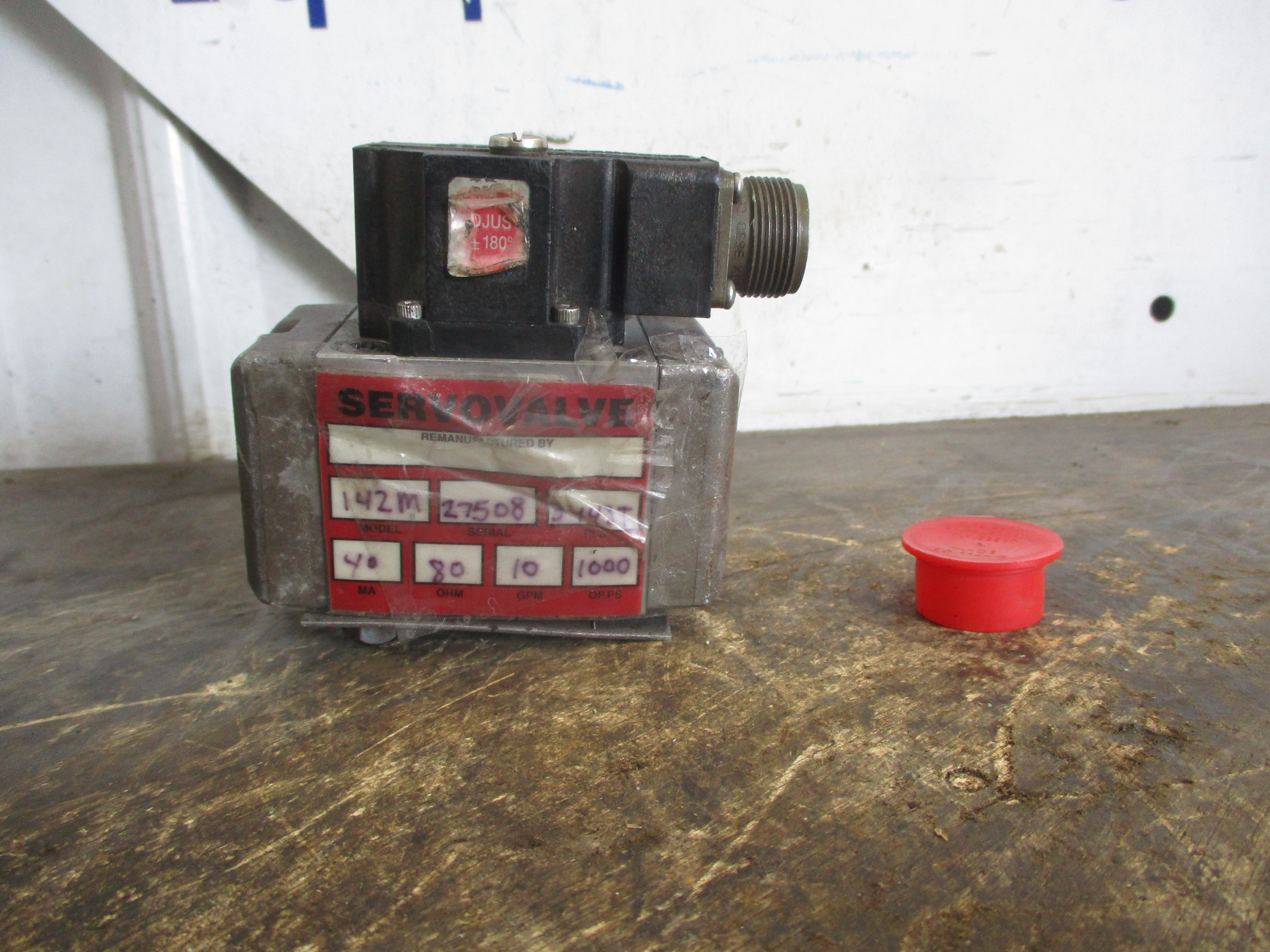 Used SCHENCK PEGASUS 142M SERVO VALVE