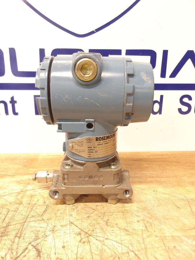 Used ROSEMOUNT 3051 PRESSURE TRANSMITTER, #4101112G USED
