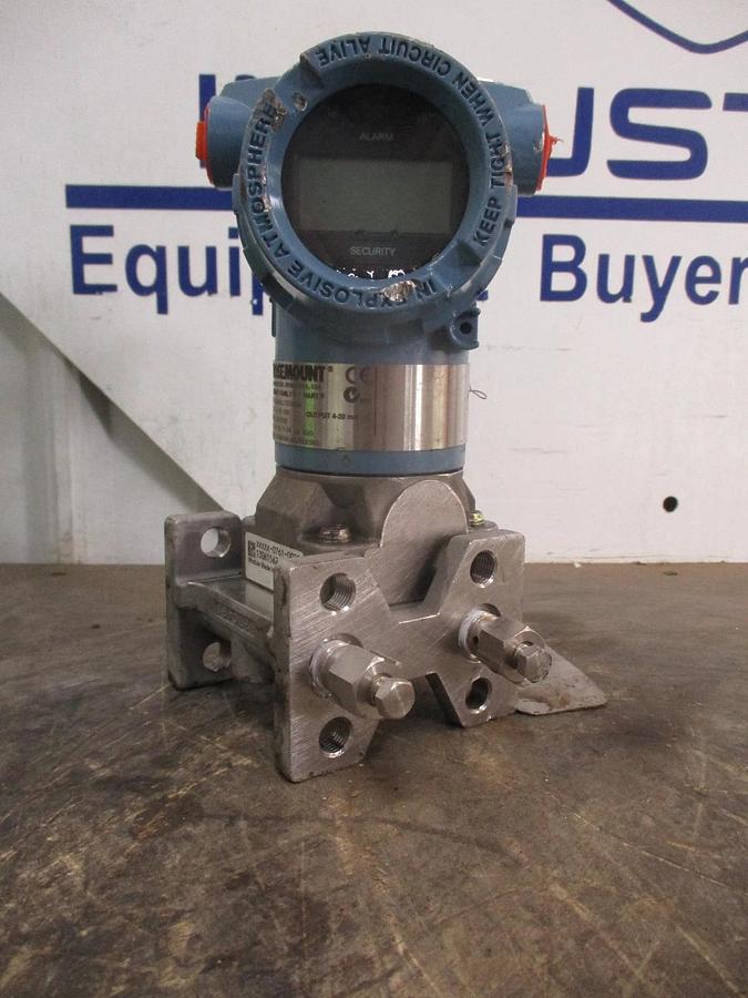Used ROSEMOUNT 3051 PRESSURE TRANSMITTER, 4-20 MA, #351217J USED