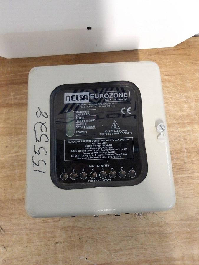 Used NELSA NEZ 4000/SM2 EUROZONE PRESSURE SENSITIVE MAT SYSTEM, #325952G NEW