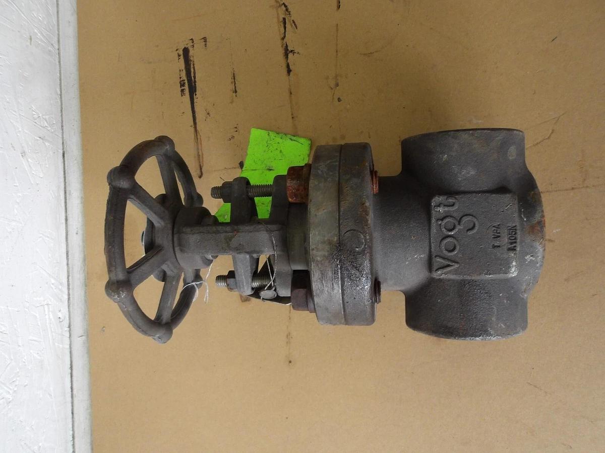 Used VOGT 2" FORGED STEEL GATE VALVE SW12111, #619935G NEW