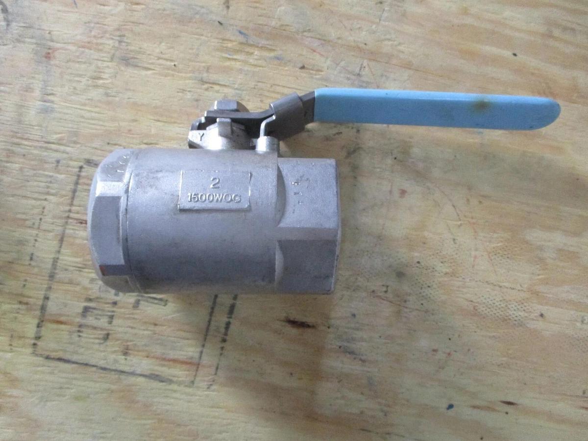 Used MILWAUKEE 2" STAINLESS BALL VALVE, #117247J NEW