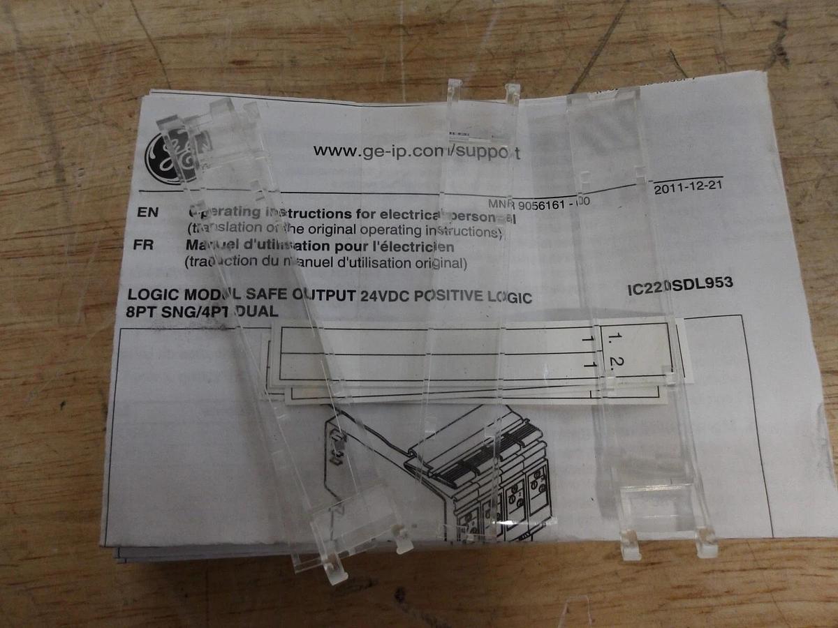 GE 1C220SDL953-AA SAFE LOGIC MODULE, #4211013G NIB